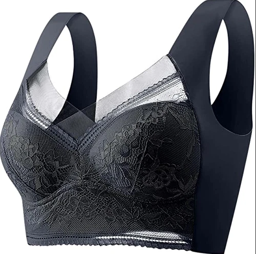 Women Posture Correcting Bra, Wireless Push-Up Ergonomic Comfort Crossover - Picture 4 of 18