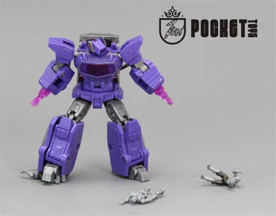 非正規 PocketToys PT-03 ＆PT-05 PocketToys PT-03 PT03 G1 Mini Pocket War Shockwave Action Figure