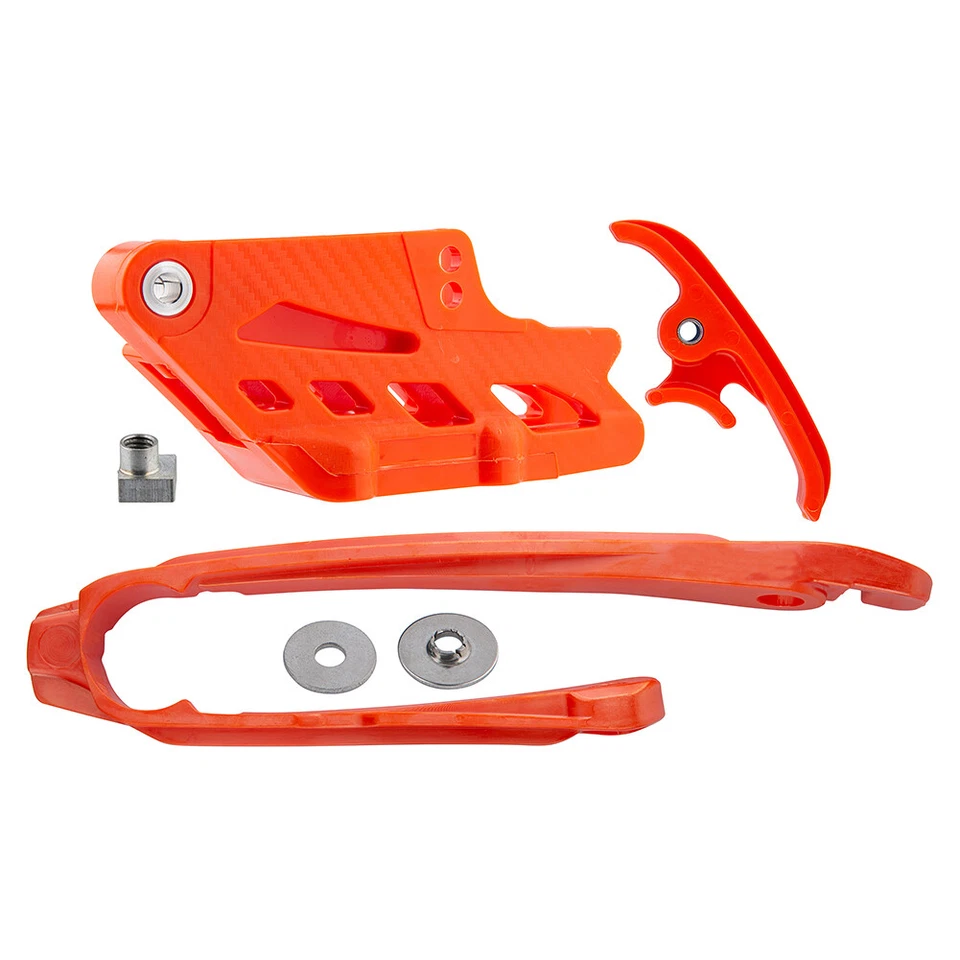 Orange Chain Guide and Slider Kit For KTM 150 250 350 For HUSABERG FE 250 350 - Image 3 of 4