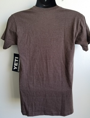 Mens yeti coolers Brown T-shirt Sz Small Brand New With Tags - Picture 5 of 6