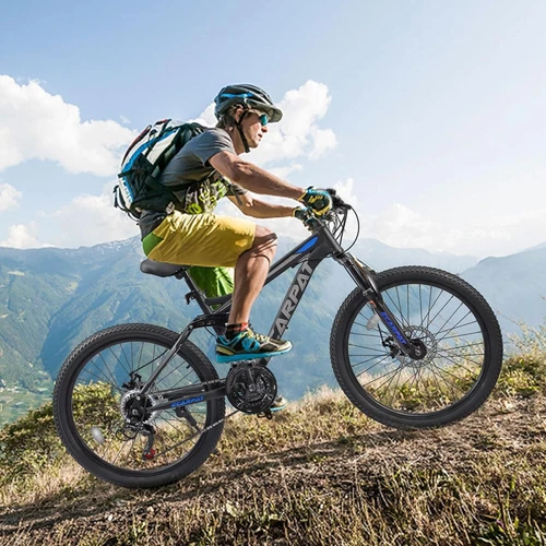Mountain Bike Full Suspension 21-Speeds Men Women Sport Bicycles 24/26/27.5 Inch - Picture 16 of 38