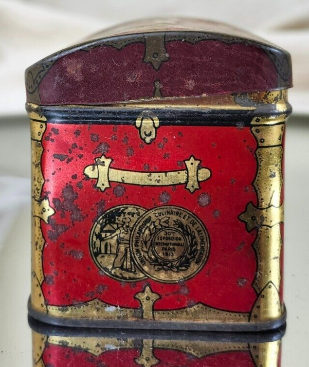 3 Vintage Containers Mini Stetson Hat Box Ridgways or Consolidated Tea