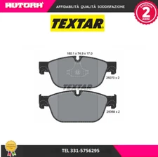 2507001 brake pad kit, front disc brake (TEXTAR BRAND)..