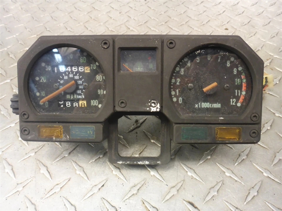 Cuadro de instrumentos velocímetro velocímetro medidor tablero Kawasaki KLR250 KLR 250 91 Foto 2 de 4