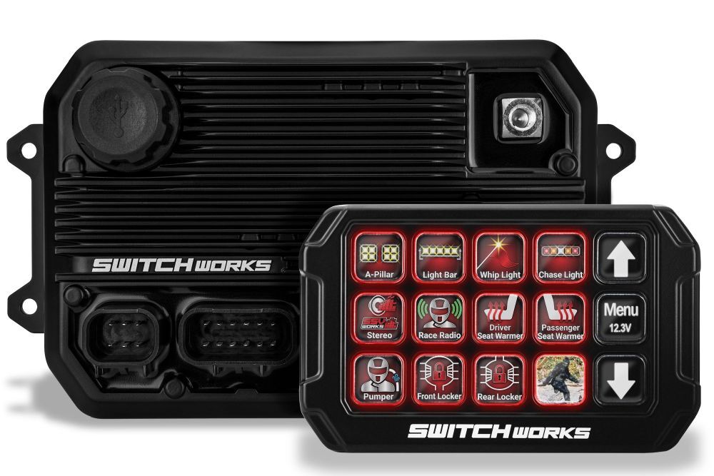 Switch Works Digital Smart Switcher with 12-Outputs With Mount For