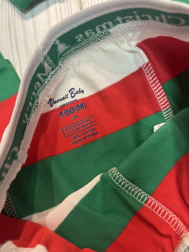 Vaenait Bebé Original Pijama Conjunto Talla 3T Navidad Pijama Ropa de Dormir Bebé U7p Foto 4 de 4