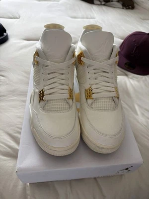 Preços baixos em Jordan 4 Retro Metallic Gold W | eBay