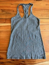 Lululemon Scrunch Razor Back Tank Gray Size 6