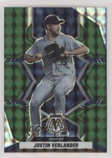 2022 Panini Mosaic Green Mosaic Prizm Justin Verlander #179 0y44
