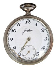 Fungham .800 Fine Silver Open Face Pocket Watch