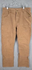 Kavu Pants Men 36x33 Brown Base Camp Moleskin Outdoor Climbing
