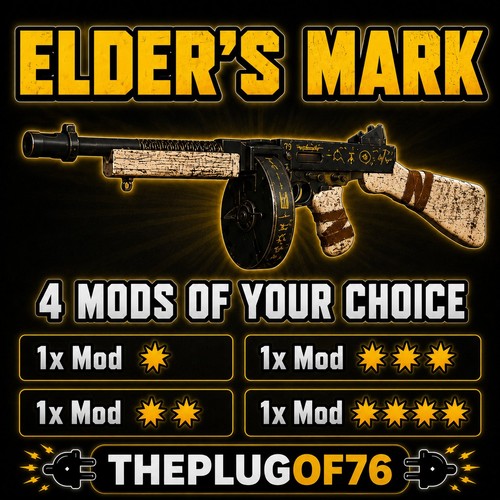 FALLOUT 76 [PC] ELDERS MARK + 4 LEGENDARY MODS | CURSED ELDERS MARK