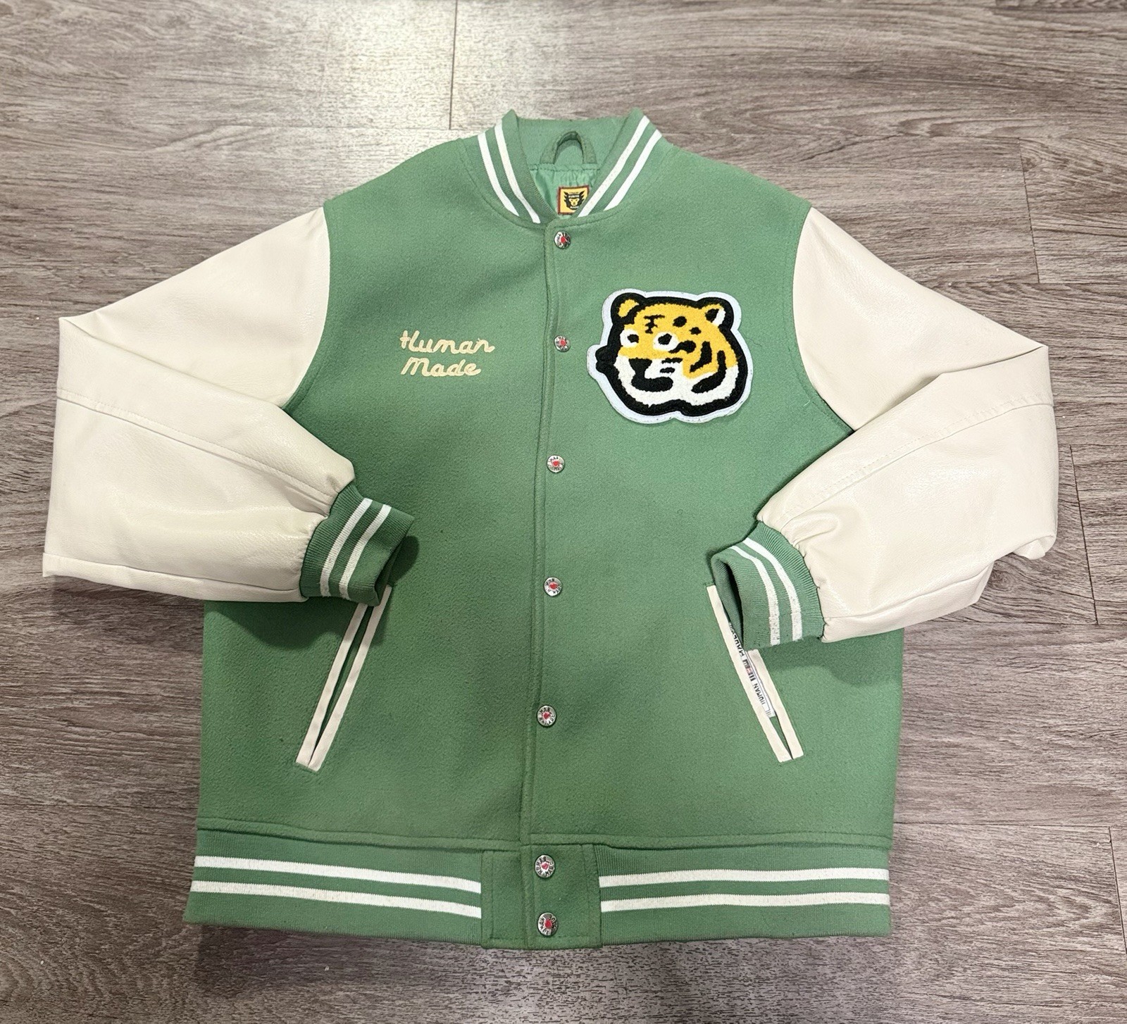 Authentic HUMAN MADE Varsity Baseball Jacket BATH… - image 1