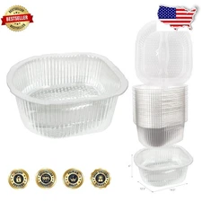 Universal Pedi Bath Liners 50% Thicker Disposable Foot Spa Basin Clear 100ct