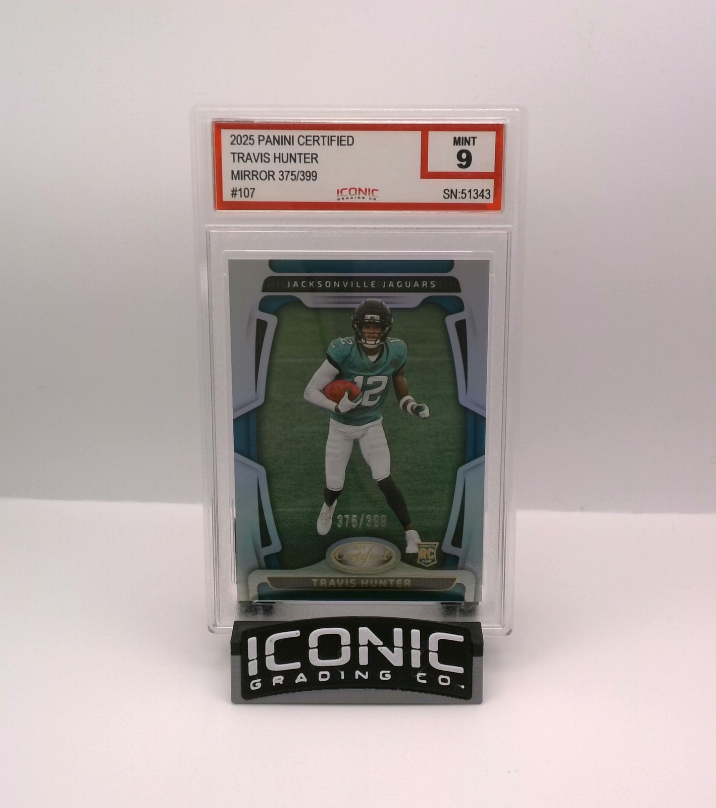 2025 Panini Certified #107 Travis Hunter Mirror #/399