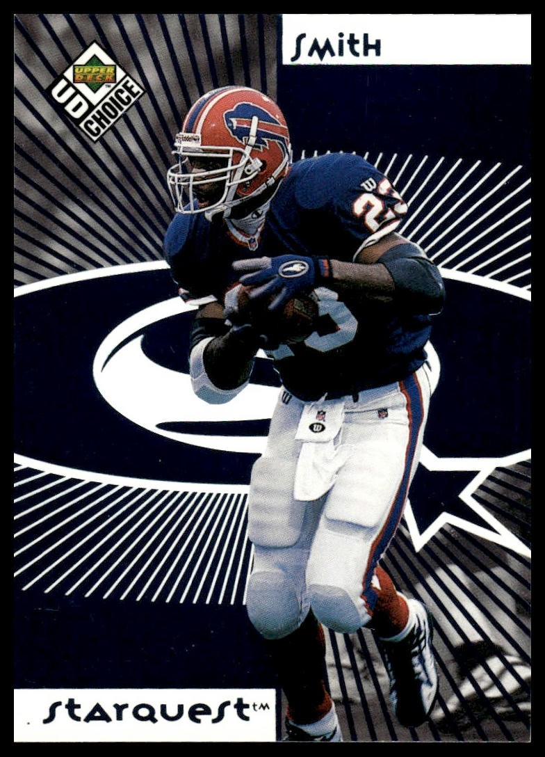 1998 UD Choice #23 Antowain Smith StarQuest Blue