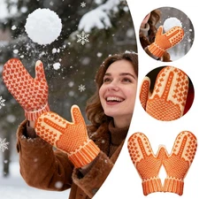 The Naughty List Mittens |Cozy Knit with a Hidden Attitude,Middle Finger Mittens