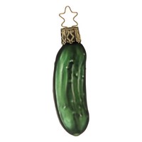 "Christbaumkugel Figur \"Weihnachtsgurke\" Christbaumschmuck Glas Weihnachten"