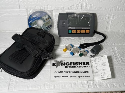 Kingfisher International KI9822 Optical Light Source with Case and Accessories-