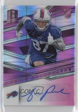 2018 Panini Spectra Rookie Neon Pink Prizm 27/50 Austin Proehl #200 Auto 9cf