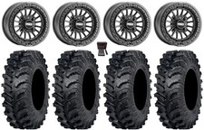 Metal FX Delta Bdlk 15" Wheels Bk 32" MT911 Tires Ranger XP 9/1K