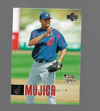 Edward Mujica 2006 Upper Deck Update Series Rookie Card #1057 Cleveland Indians. rookie card picture
