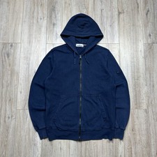 Stone Island Full Zip Hoodie Navy Mens Size XL-L
