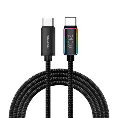 Rocoren 240W USB C auf Type C Ladekabel PD 3.1 Kabel für Samsung iPhone