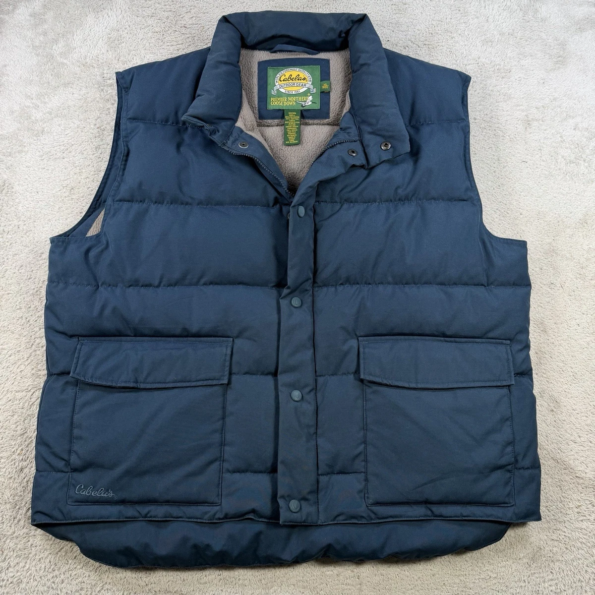 ジャケット・アウター 907 Cabela's  Down Vest Navy XL Reg 25+ Cabela's Vests for Men for sale | Updated Oct 2026