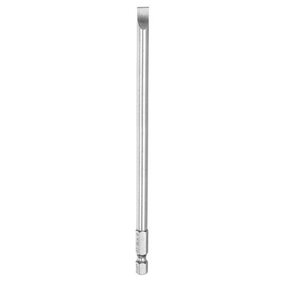 SL6 Slotted Screwdriver Bits 1/4'' Hex Shank 6'' Long Magnetic Screw Driver
