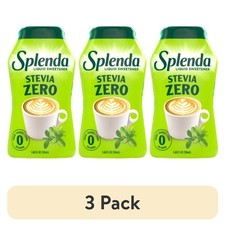 Liquid Stevia Sweetener Zero Calorie Natural Sugar Substitute 3 Pack 1.68 fl oz