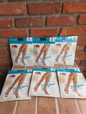 6 - Fruit of the Loom Coffee Ultra Sheer Size 95 - 160 lbs 5' - 5'8'' Pantyhose