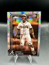 2025 Topps Chrome Ozzie Albies Sepia Refractor Braves #206
