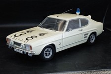 Minichamps 1/18 Ford Capri 1969 Polizei White Collectible 14+