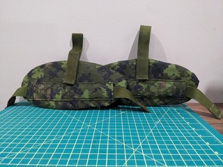 Canadian Armed Forces CADPAT TW Frag Vest Shoulder Pads W/Protective Inserts