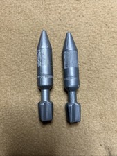 (2)- Vintage 1960s Silver Plastic Missiles fo...