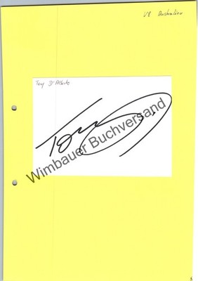 Original Autogramm Tony D'Alberto racing driver /// Autograph signiert signed si