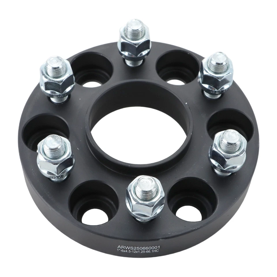 4x 1" (25mm) 6x4.5 6x114.3 Wheel Spacers HUB CENTRIC Fits Nissan Frontier 6 Lug Foto 4 de 4