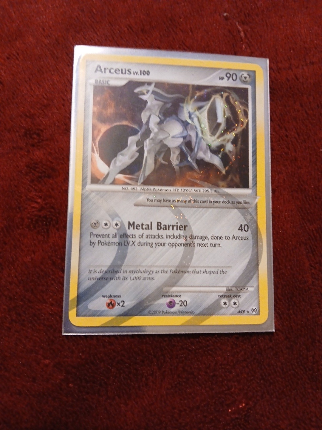Arceus LV. 100 Holo (Arceus, AR9)