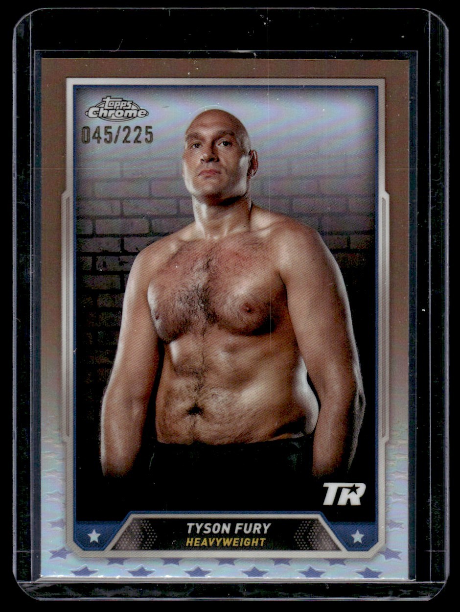 2024 Topps Chrome Boxing Bronze Tyson Fury 045/225 #2