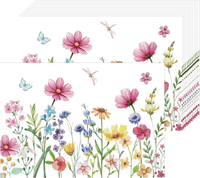 50 StüCk FrüHling Blumen Papier Platzsets