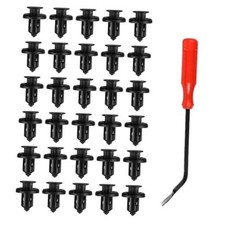 Car Front Bumper Retainer Clips with Fastener Remover 30PCS