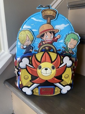 Loungefly One Piece Thousand Sunny Ship Mini Backpack - New With Tags