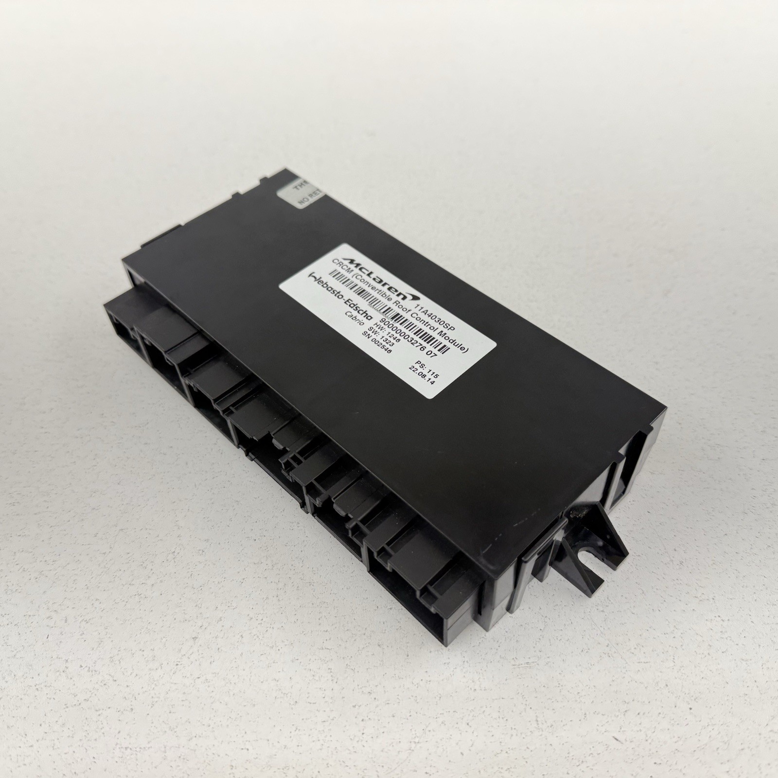 15-17 McLaren 650s Convertible Roof Top Control Module CRCM 11A4030SP OEM