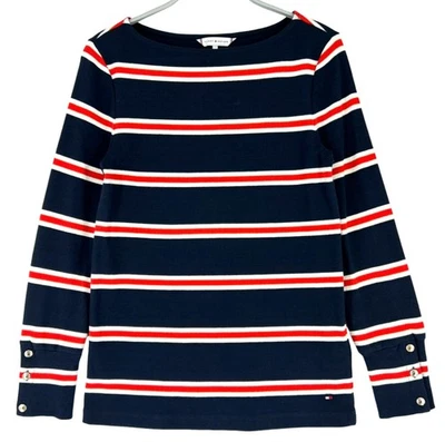 Tommy Hilfiger Pull à Col Rond Femme Taille S Multicolore Coton - Photo 1/4