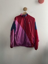 Vintage Nike Gray Tag Colorblock Full Zip Windbreaker Track Jacket Large FLAW 