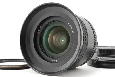 [Top MINT] NIKON AF Nikkor 24mm F/2.8 D Wide Angle Lens for F Mount From JAPAN