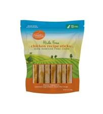 Chicken Recipe Chew Rawhide Dog Treats Made From USA Raised Chicken AllNat...