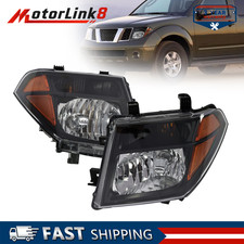 For 2005-2008 Nissan Frontier For 2005-2007 Nissan Pathfinder Black Headlights