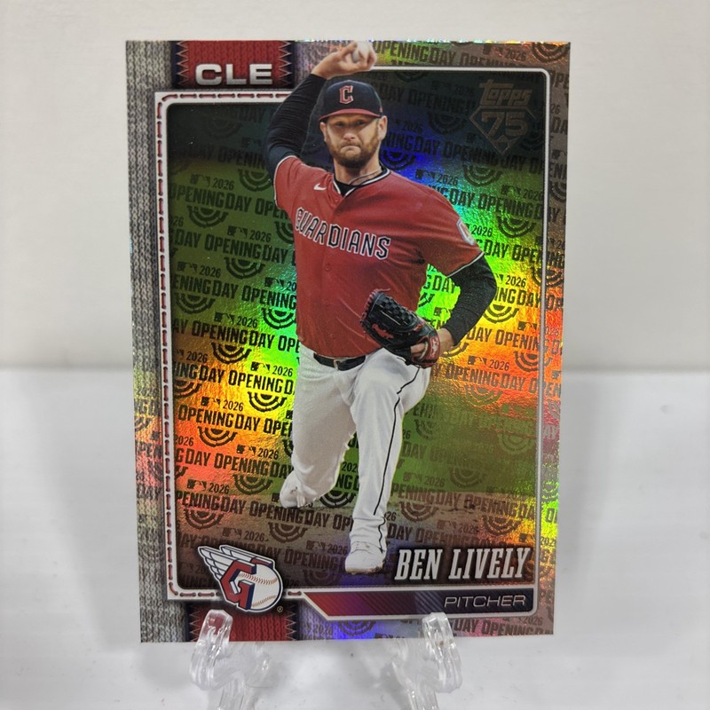 2026 Topps Celebrations Ben Lively "OPENING DAY  " FOIL #109